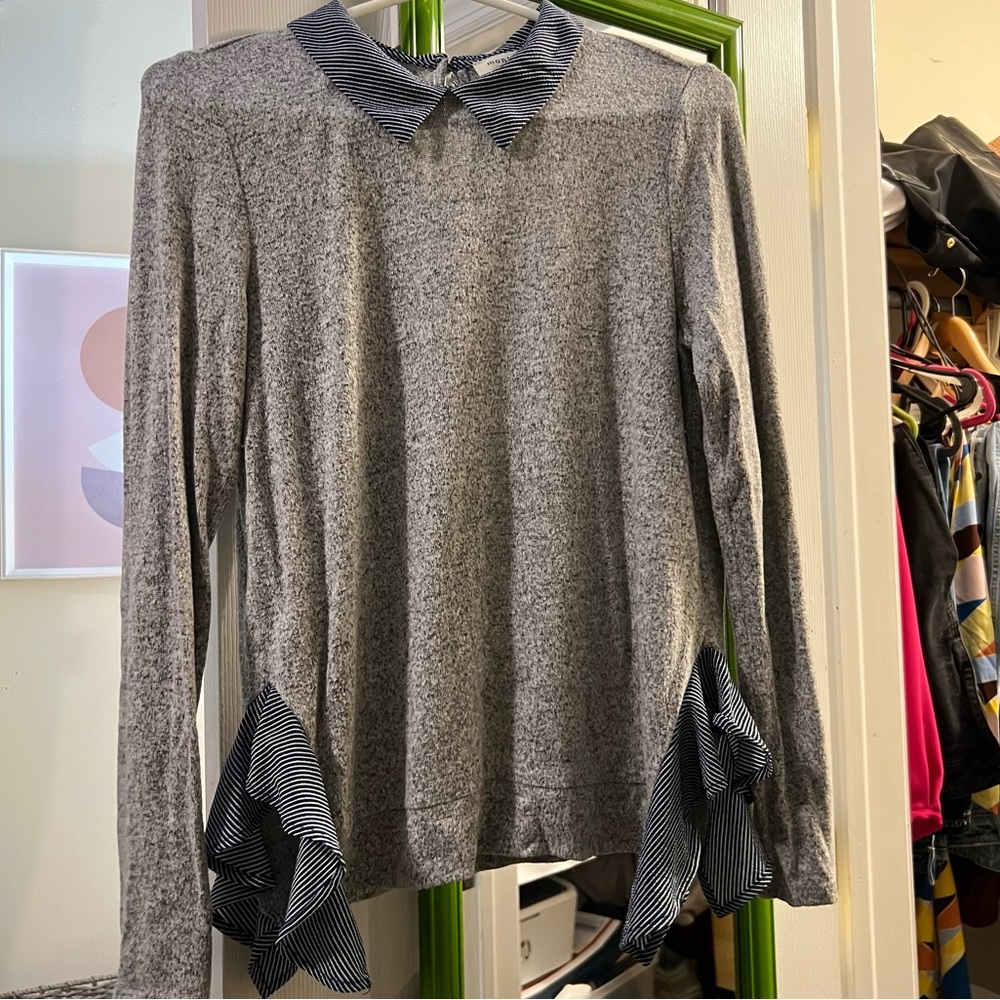 Pullover collared sweater